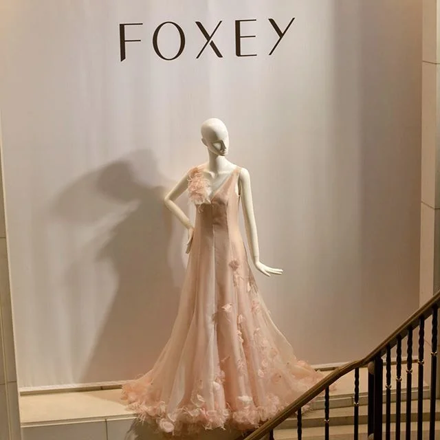 フォクシー銀座店20周年パーティへ。フォクシーのドレスの美しさに