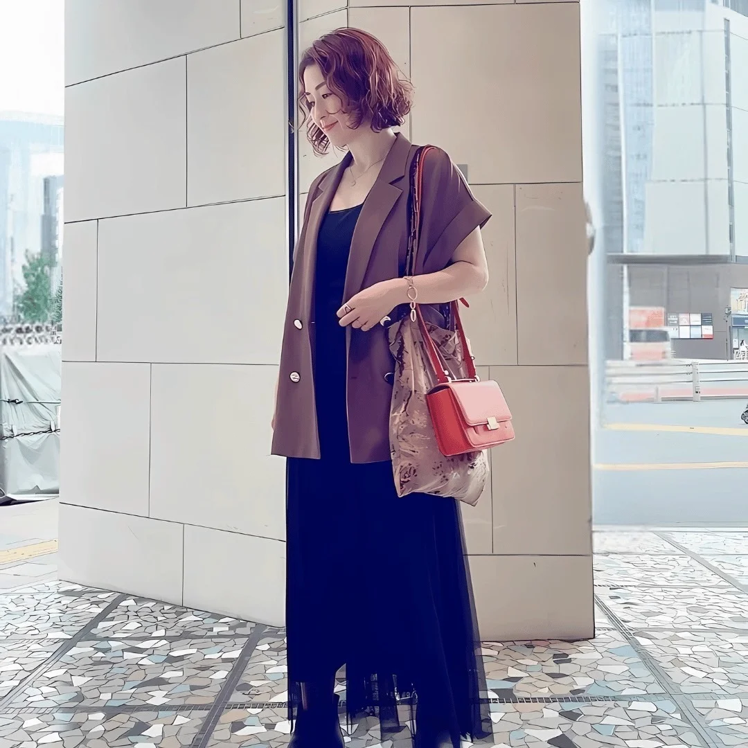 【40代骨格ストレート】晩夏ジャケットコーデ