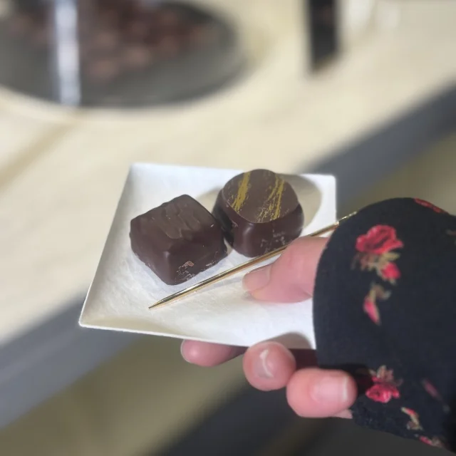 私の好みラズベリー（左）とカカオ（右）