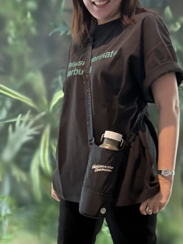 ロゴTシャツも大き目が気分です