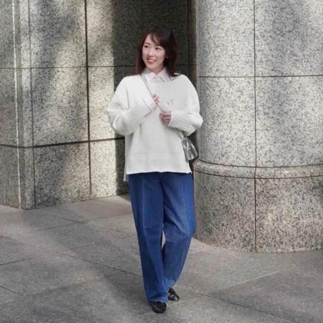 きれいめ派の春デニムコーデ 。大人に似合う選び方と着こなし【40代ファッション】_1_2