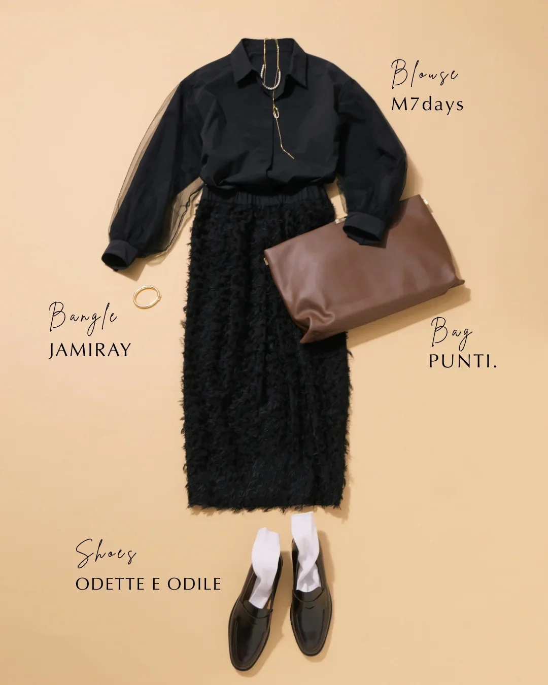 Marisol 黒コーデ①