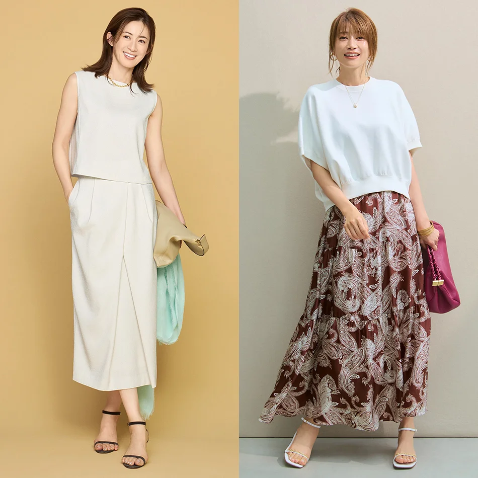 夏のボトムは涼しさマスト「毎日でも着たい軽やかスカート」おすすめTOP 10｜40代ファッション