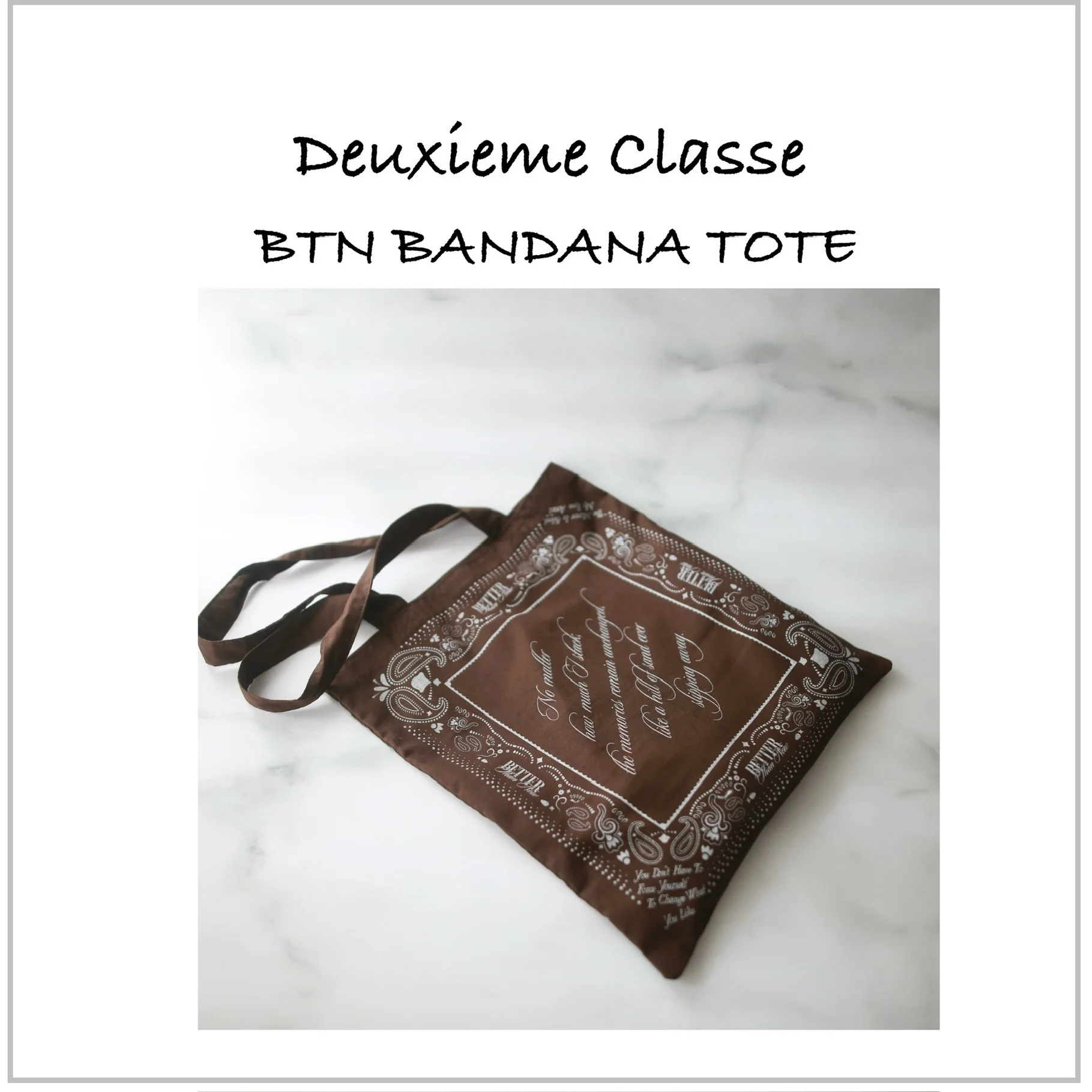 deuxiemeclasse サブバッグ　btn バンダナトート