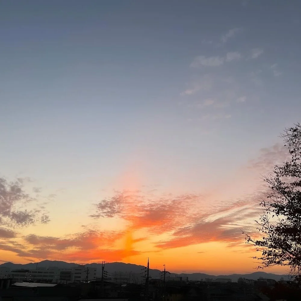 SHIHO 地元の田舎風景と夕陽