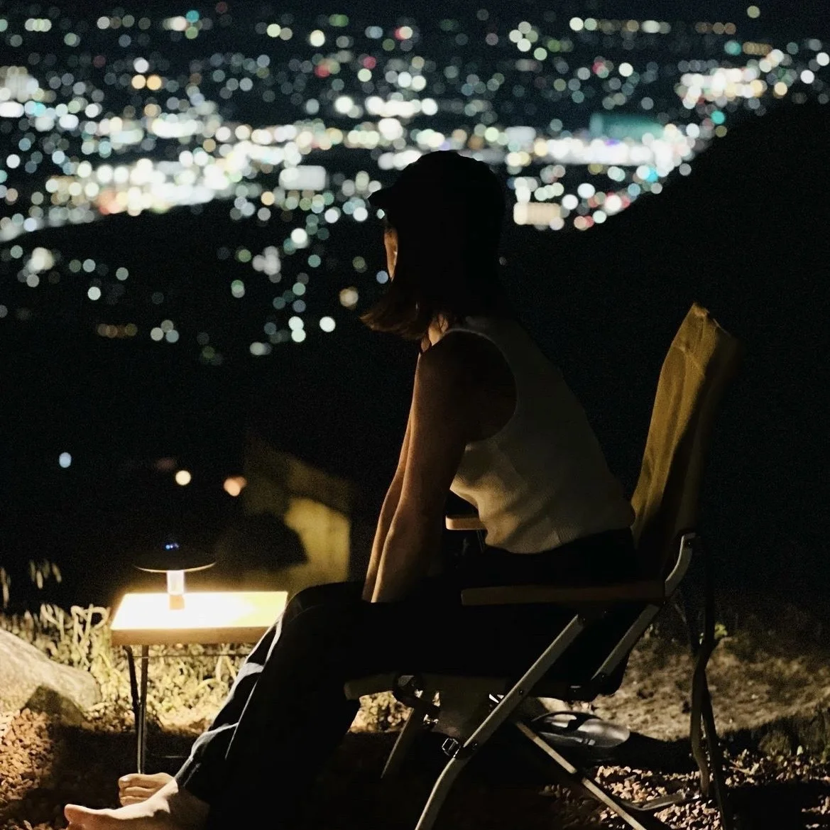 【キャンプ初心者にもおすすめ】絶景の夜景が一望出来るキャンプ場！