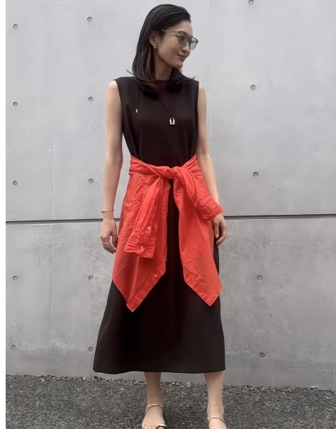 【M7days】夏のヒット名品！涼感ノースリーブ ワンピース_1_7-2