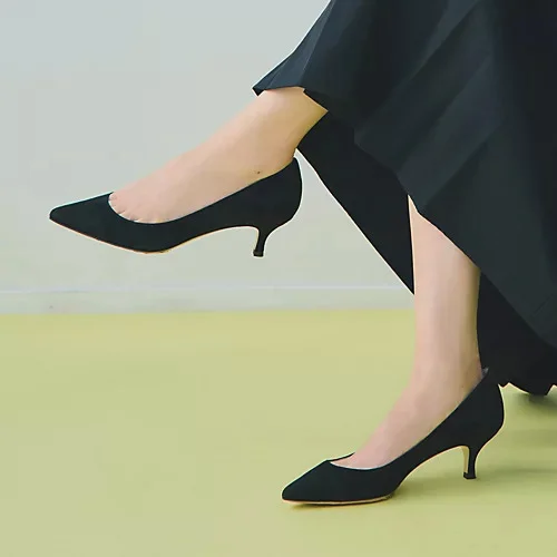 NEBULONI E. スエードパンプス5cmヒール