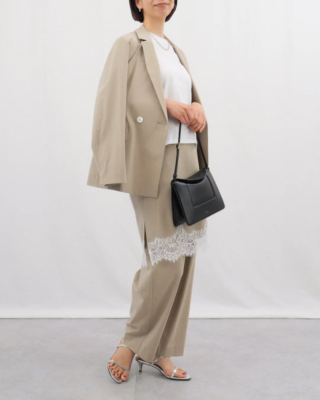 レースキャミをスカートにチェンジ！