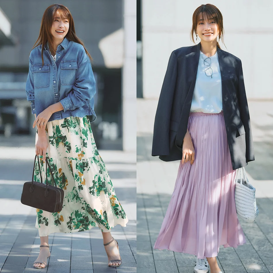 シルエットで魅せる。名品スカートランキングベスト10｜40代ファッション