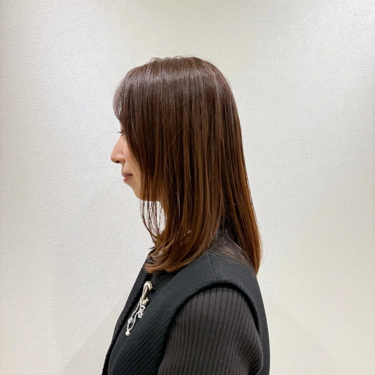 横から見た40代に似合う髪型　ヘアスタイル人気ランキング２位