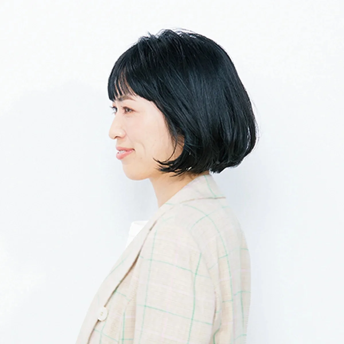 横から見た人気ボブヘアスタイル3位の髪型