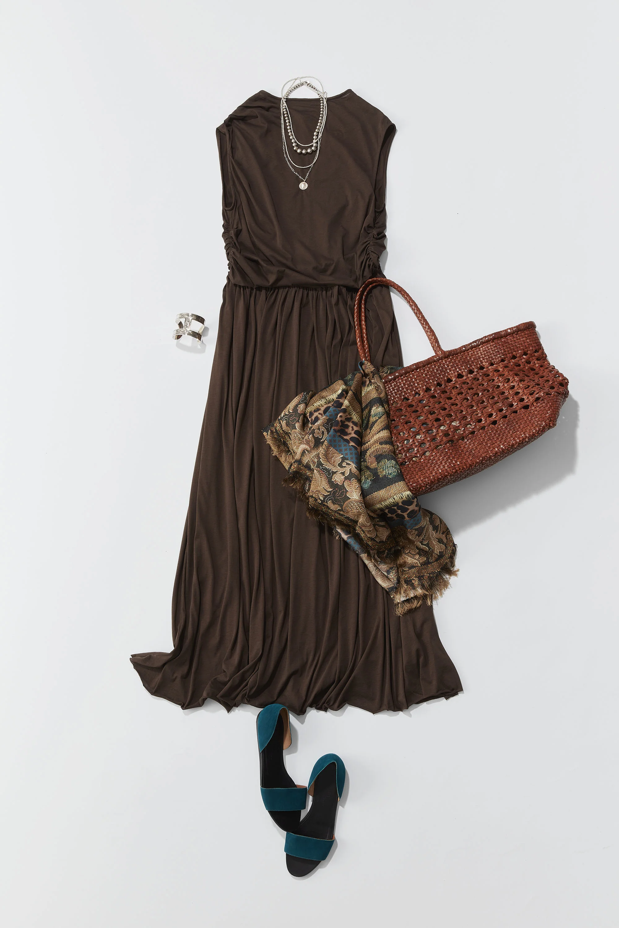 アンスクリア　Light Jersey Dress