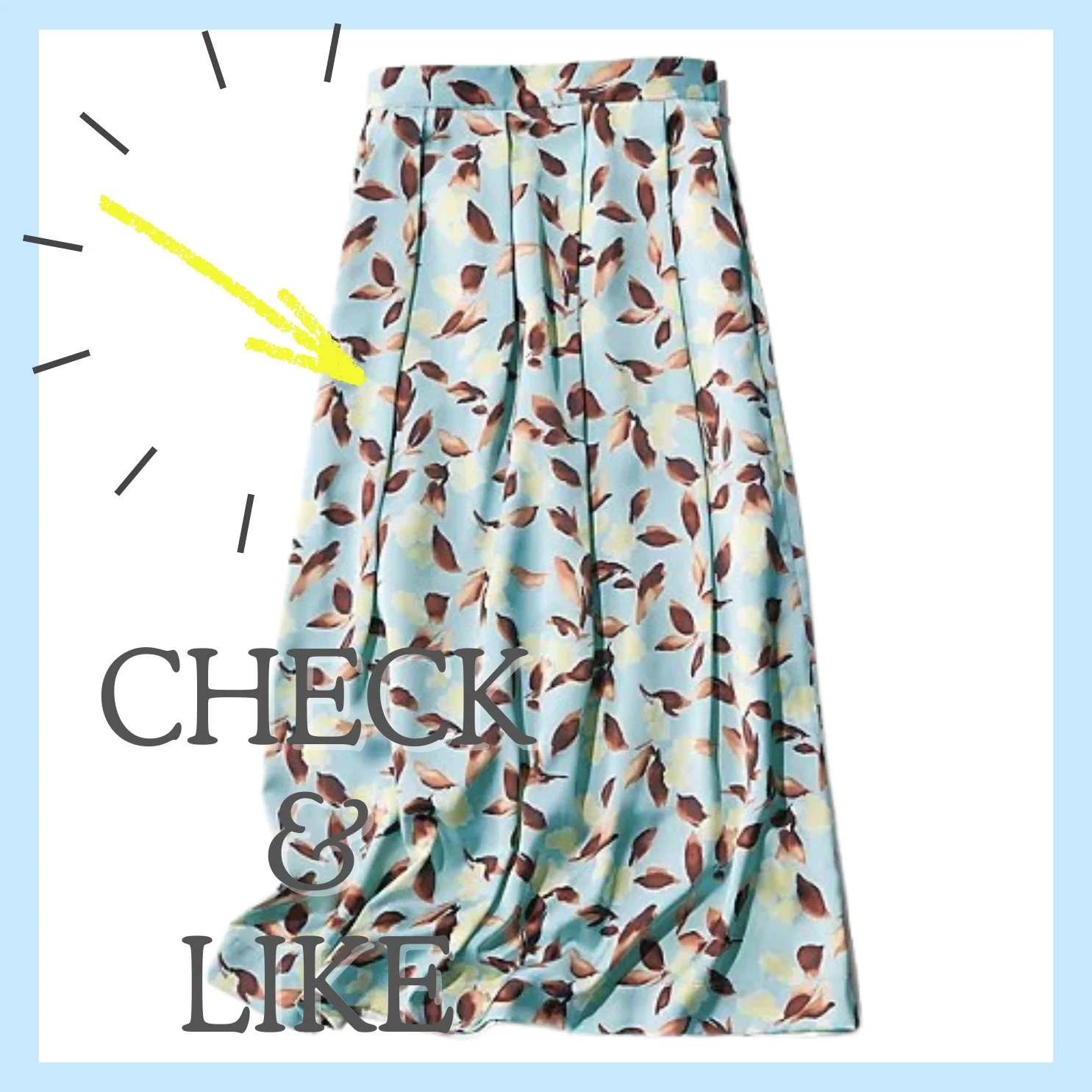 華やかで、実は細見えの二刀流。M7daysのフラワープリントスカート【40代のための「スタイルアップ研究所」#18】