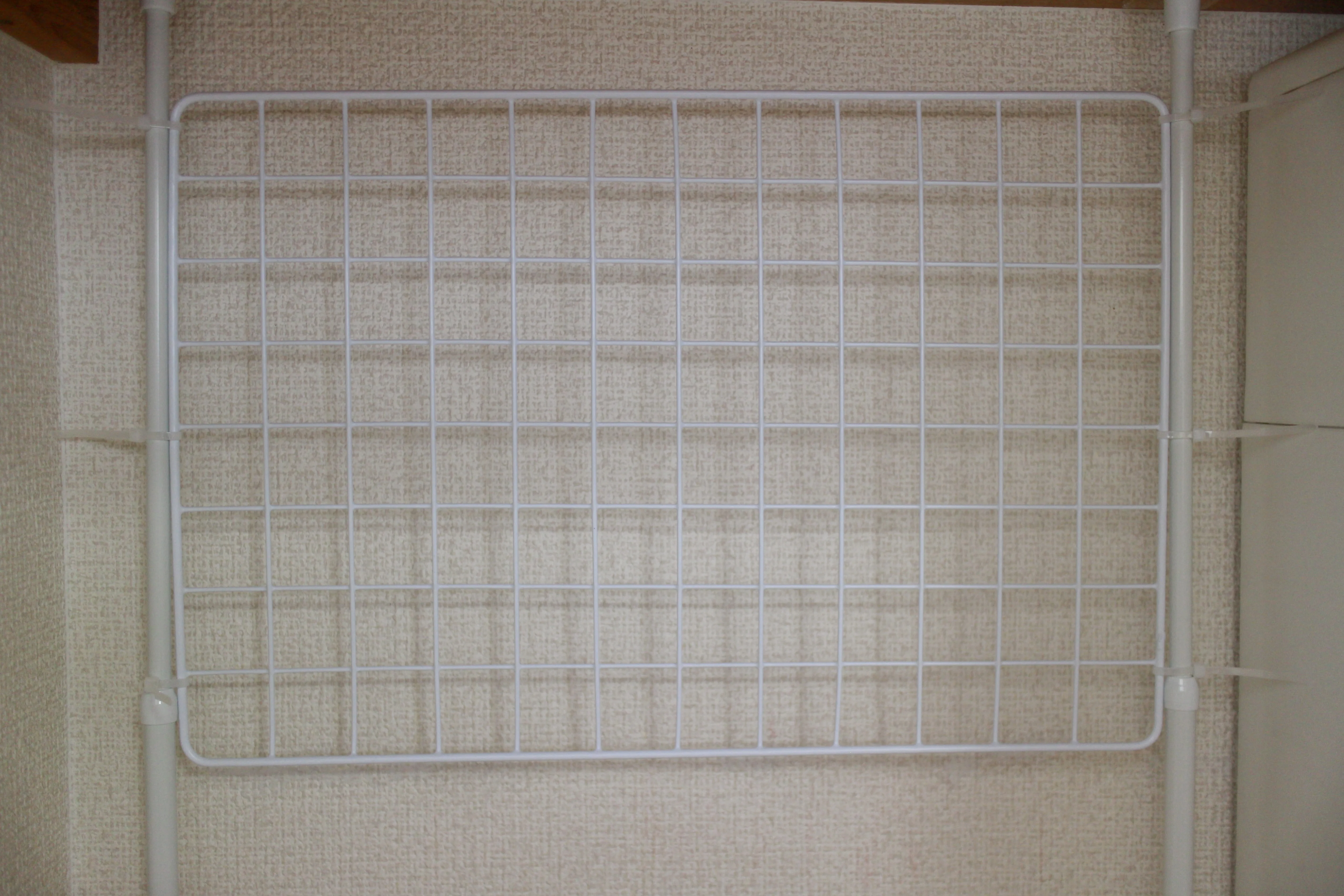 整理整頓 収納術 ビフォー 100均 seria DAISO 突っ張り棒 ワイヤーネット