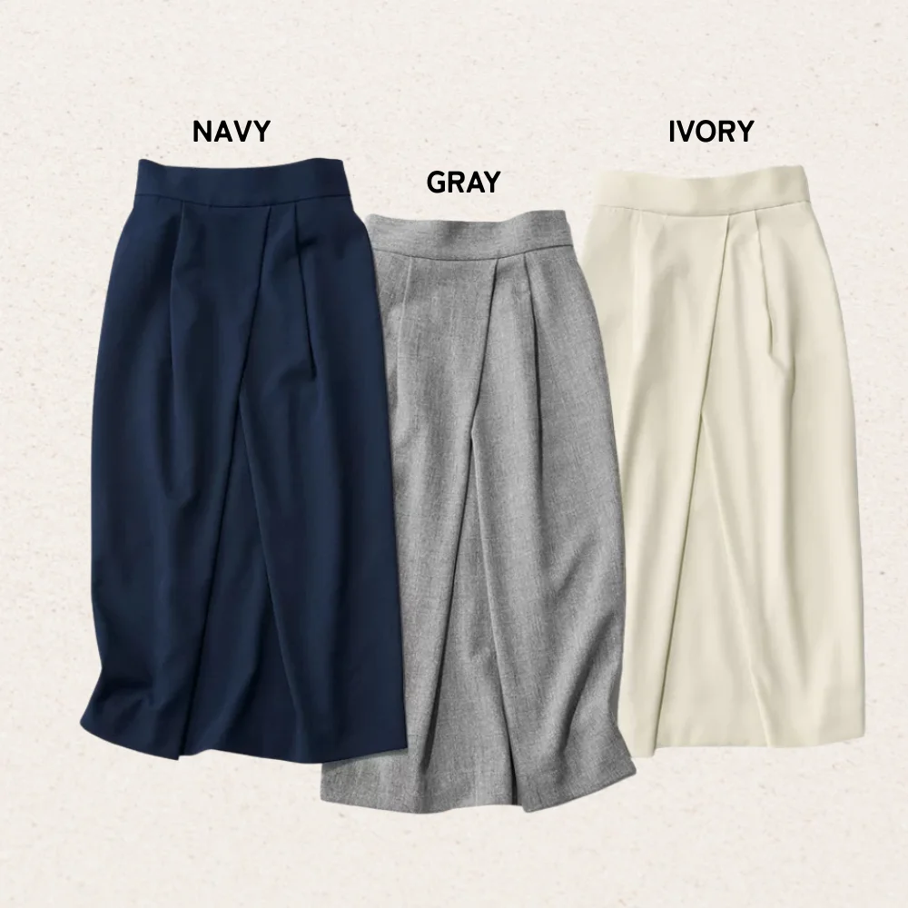 M7days ツイード風コクーンスカート／36､38サイズ