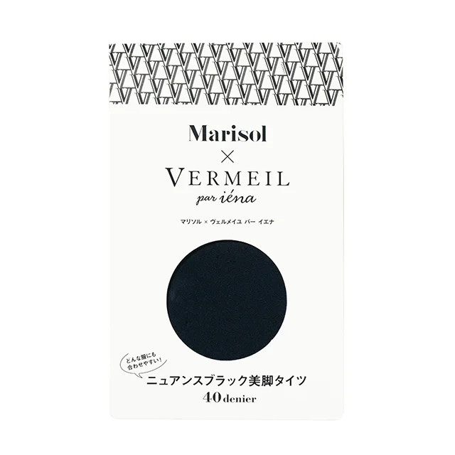 Marisol11月号の付録は、ヴェルメイユ パー イエナの「ニュアンスブラック美脚タイツ」！