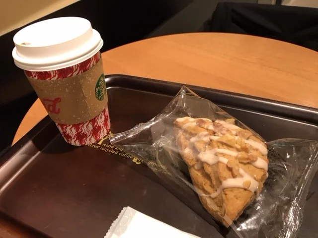 スタバにて