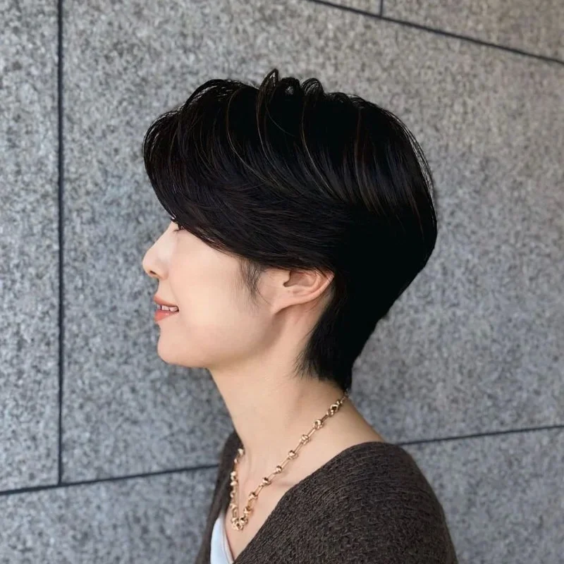 横から見た 人気ヘアスタイル5位の髪型