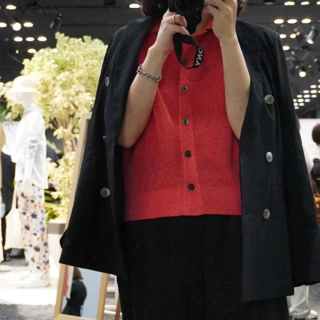 ポロニット×ジャケット