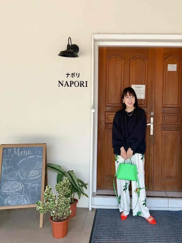 バルーンスリーブブラウス合わせ