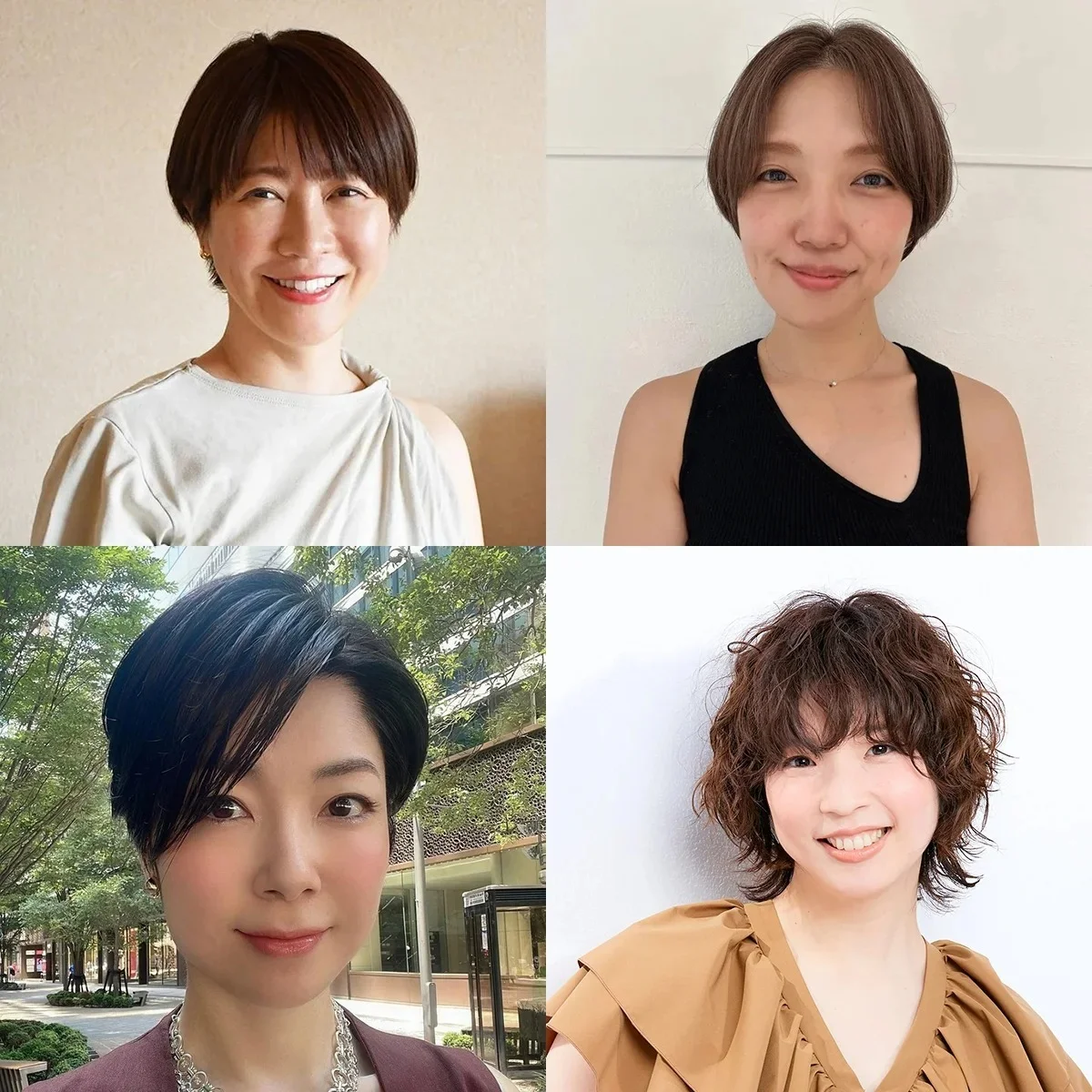 40代のためのショートヘアスタイル月間ランキングTOP10