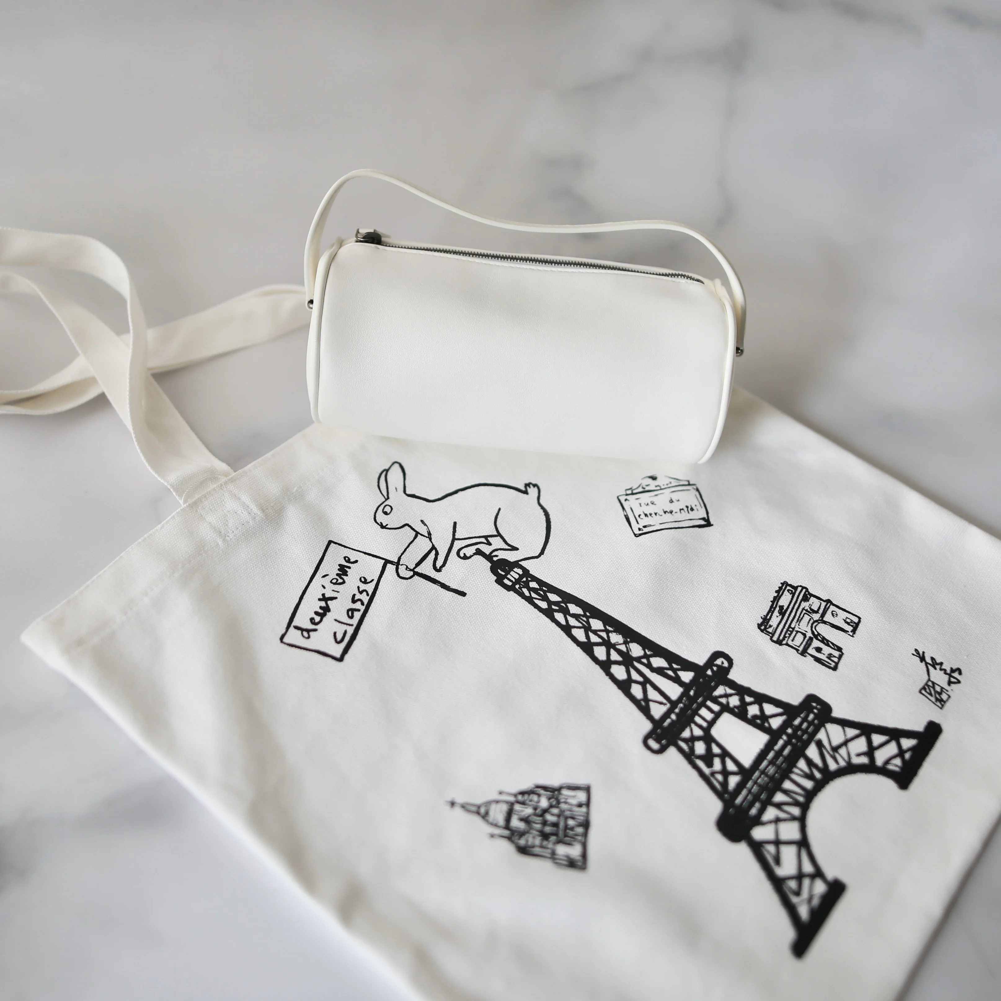  deuxiemeclasse petit usagi サブバッグ　トートバッグ　therow 