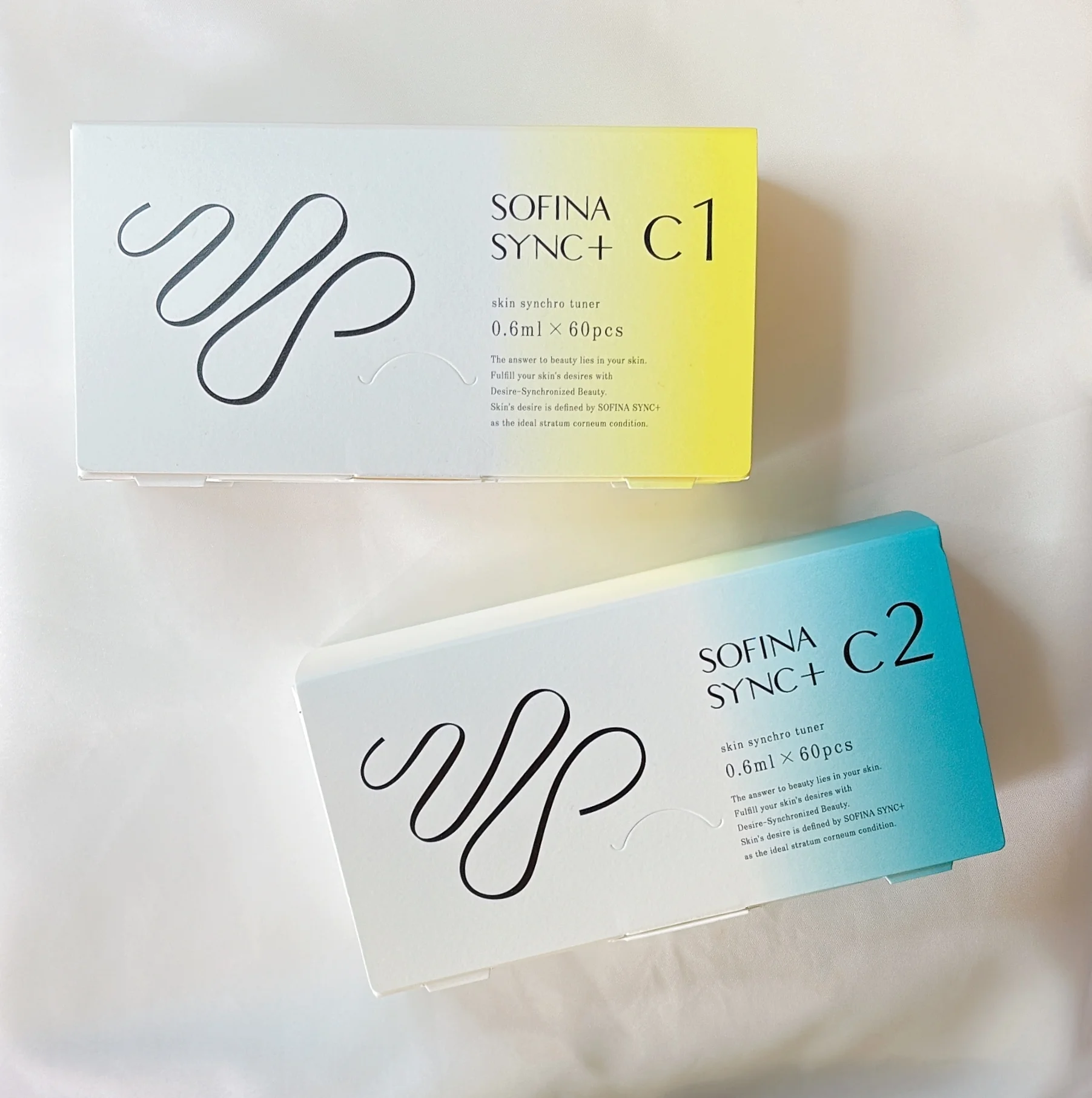 独自AIによる解析で選ぶ「SOFINA SYNC+」　ソフィーナ　シンクプラス　角層シンクロチューナー　2種の写真