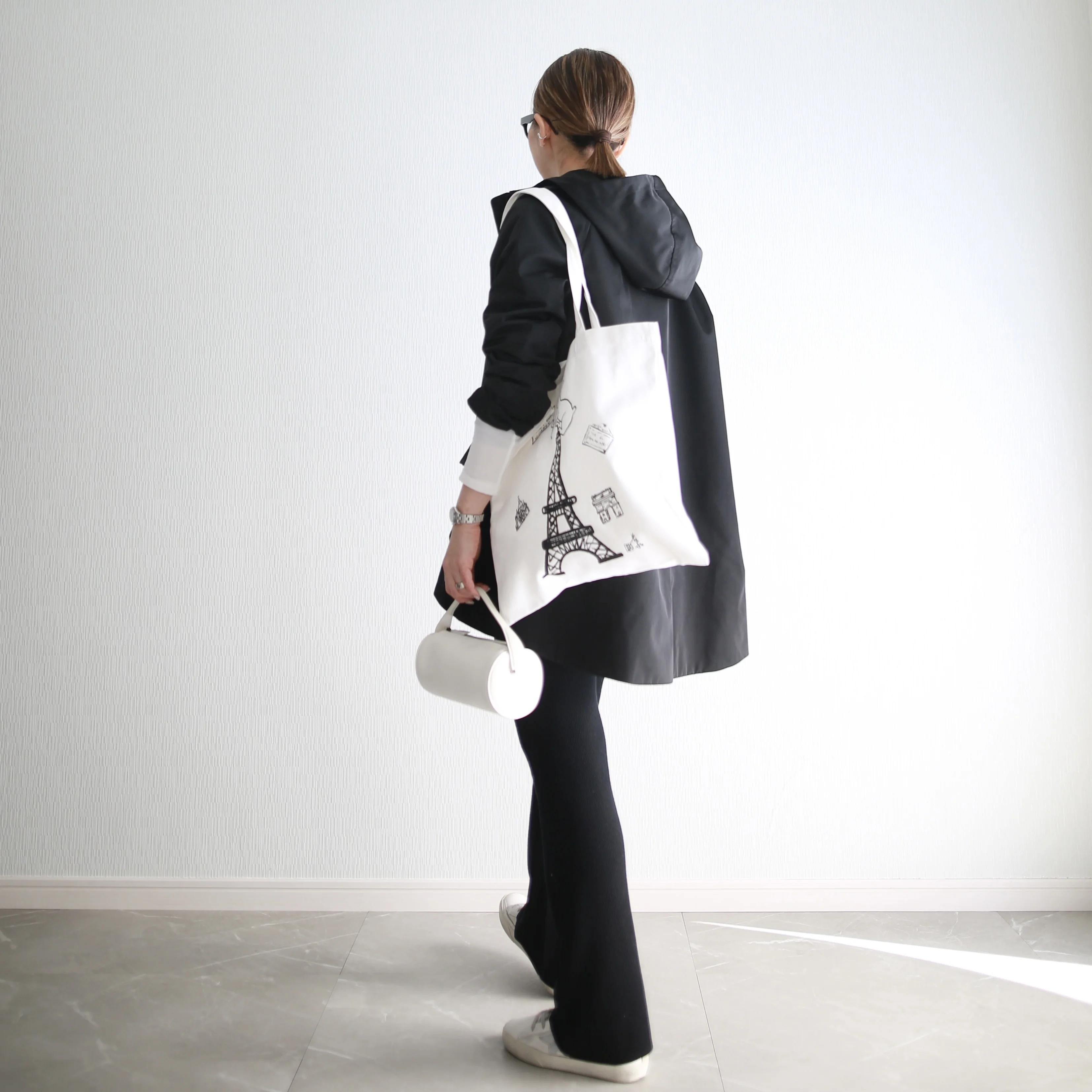 小柄コーデ　スニーカーコーデ　betoupe therow  deuxiemeclasse goldengoose