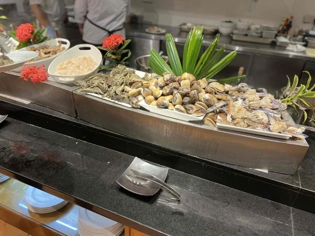 シーフードを好きなだけ！