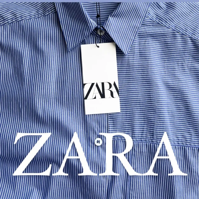Zara ZARA ザラ　アラフォーファッション　ZARA購入品　シャツワンピース