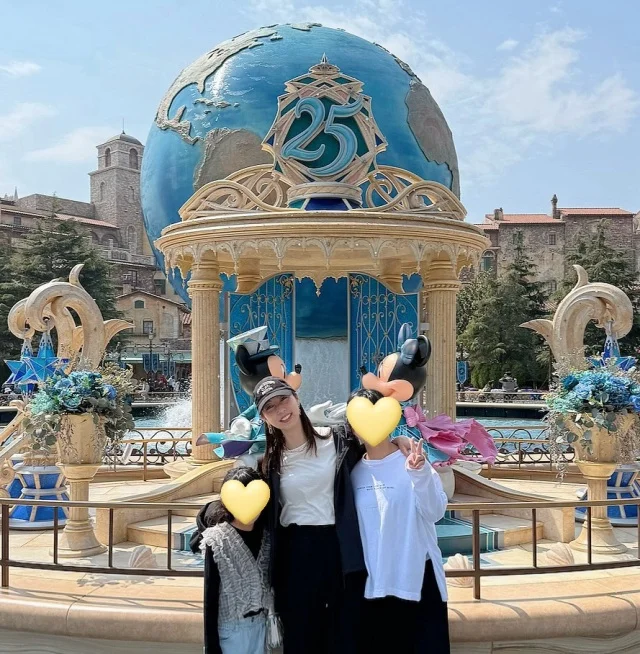 ディズニーの記念写真