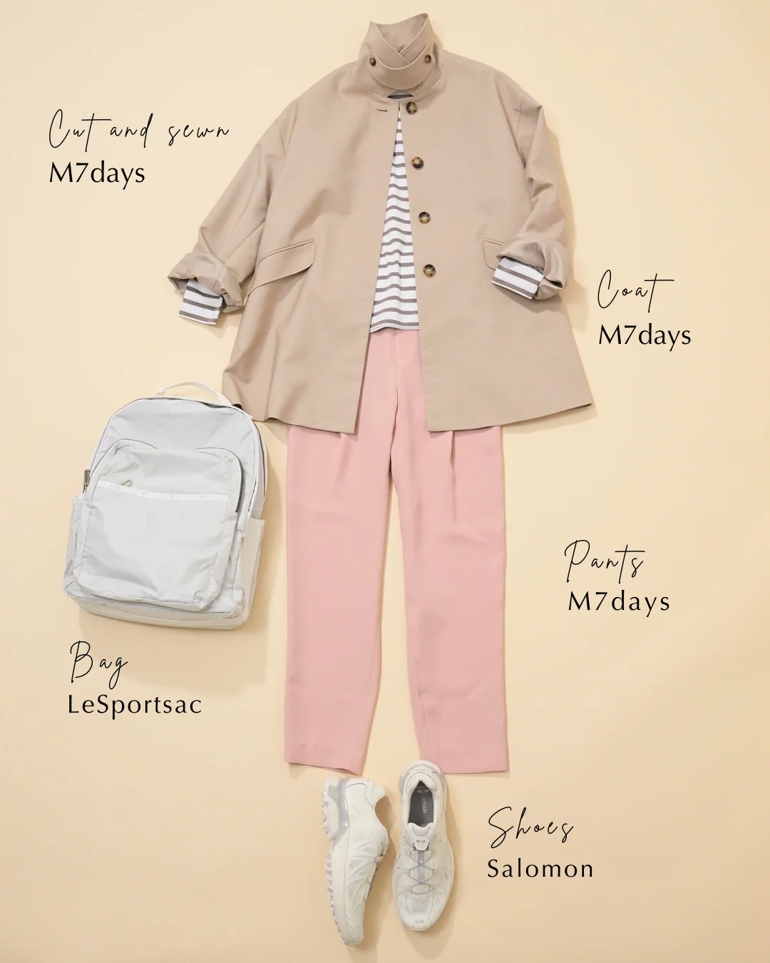 40代の春アウター決定版！きれいめステンカラーコート６コーデ【アパレル出身Kの着回し術「大人はこれ、どう着る？」#12】_1_12