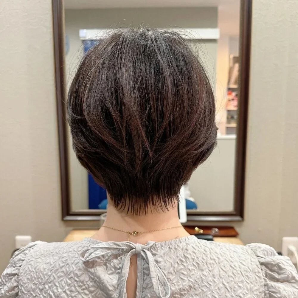 後ろから見た アラフォーに合う人気ヘアスタイル1位