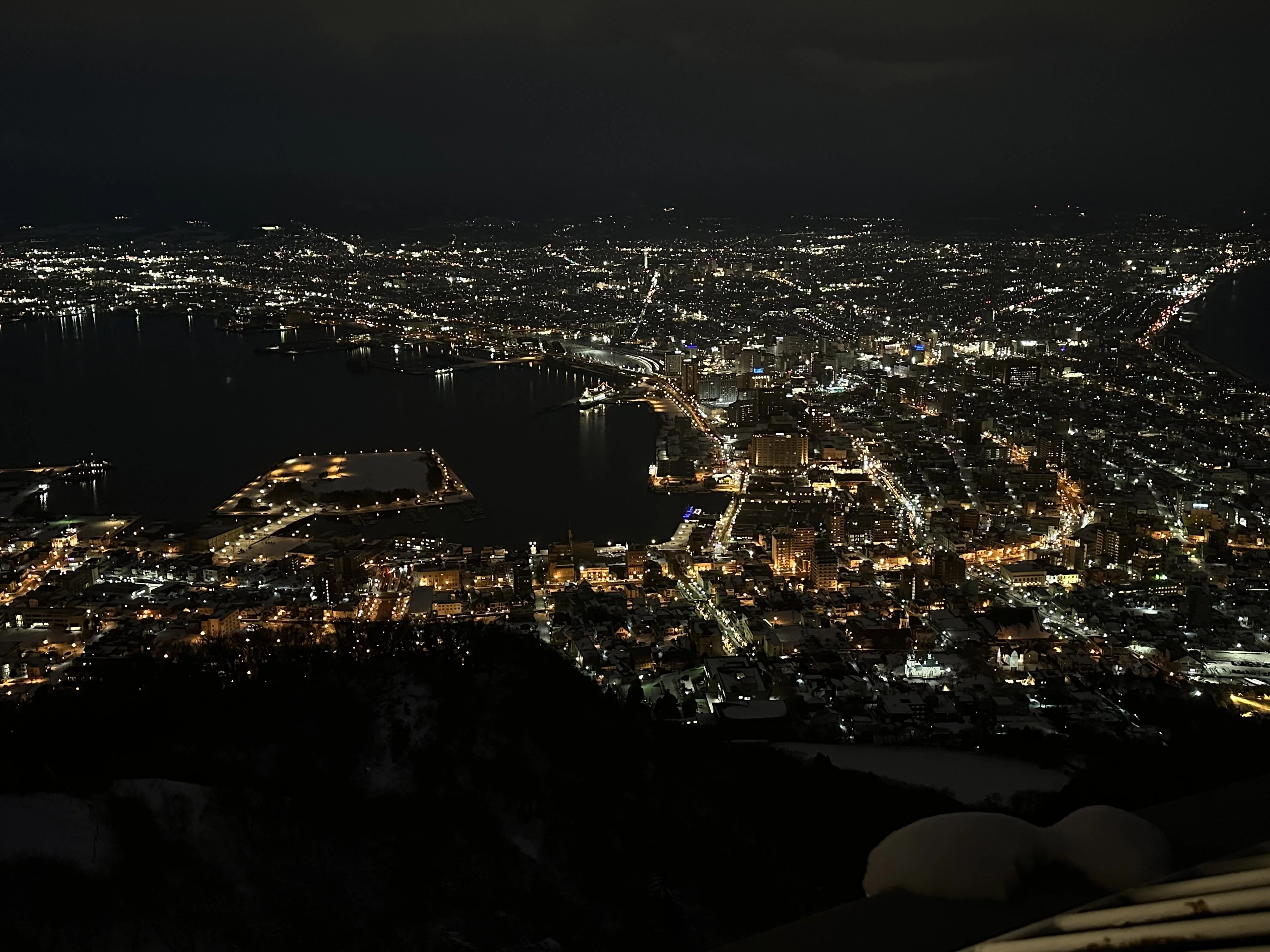 誕生日に連れて行ってもらった、初めての函館の夜