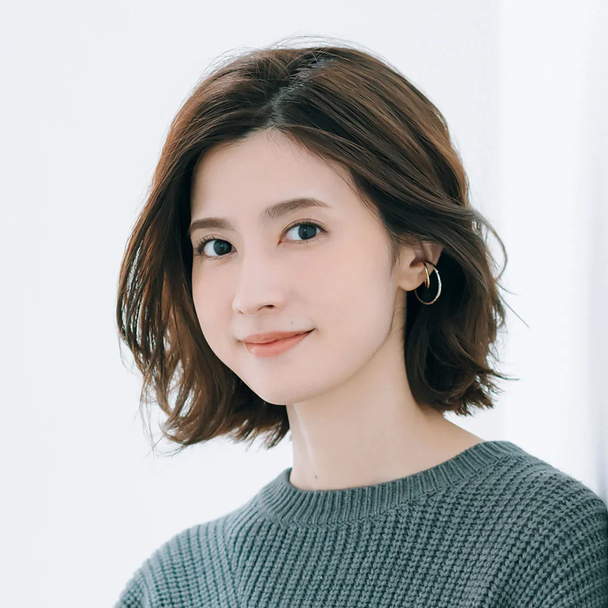 40代に似合う髪型　ボブヘアスタイル人気ランキング７位