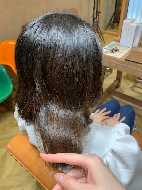 美髪ヘアエステ前