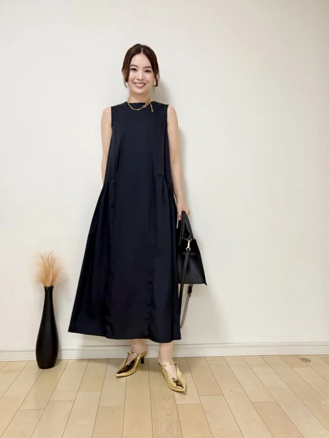 40代の夏に映える「M7days黒ワンピ着回し術」_1_4