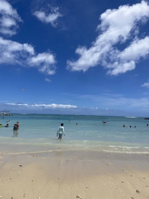 海も気持ち良い