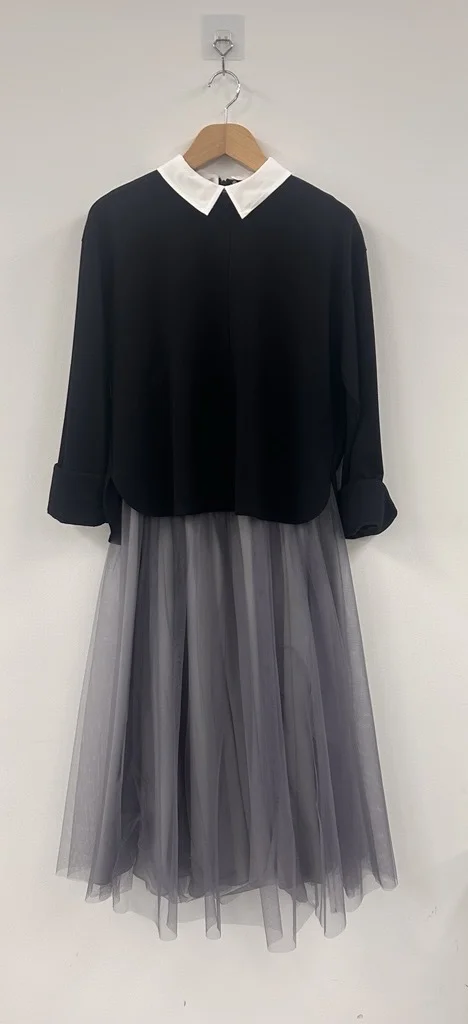 チュールスカートコーデ