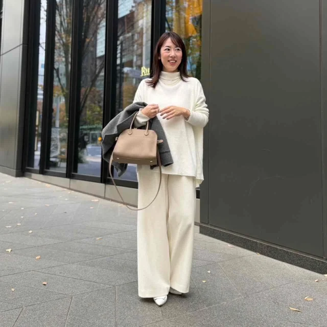 MICA＆DEAL「シャギールーズタートルネックプルオーバー」