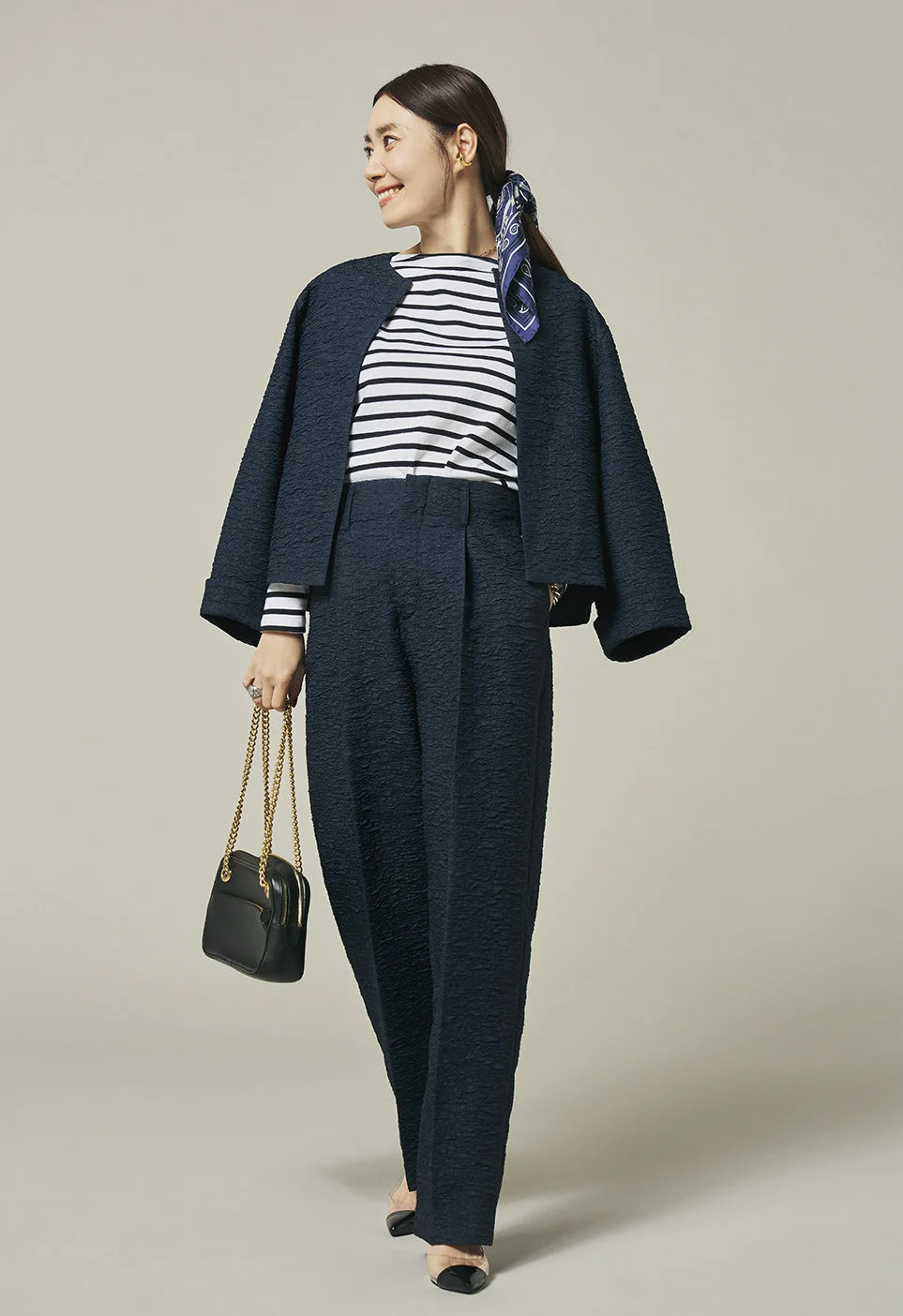 【洗えるカセット服】エディター東原妙子さんのコラボ服を本人私服MIXコーデ6選