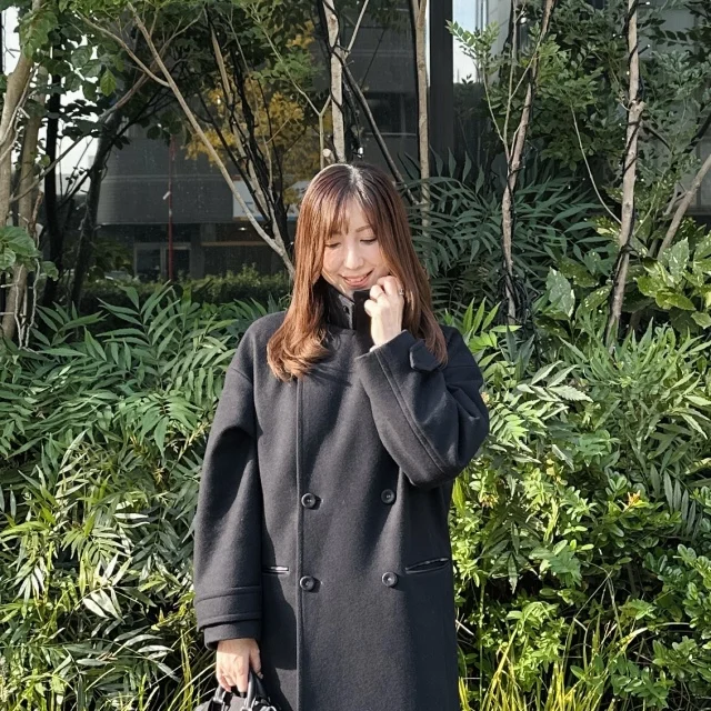 一枚で凛とした印象に！uncrave ロングチェスターコート_1_3