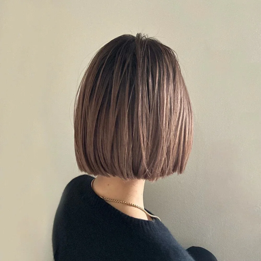 後ろから見た人気１位のボブヘアスタイル