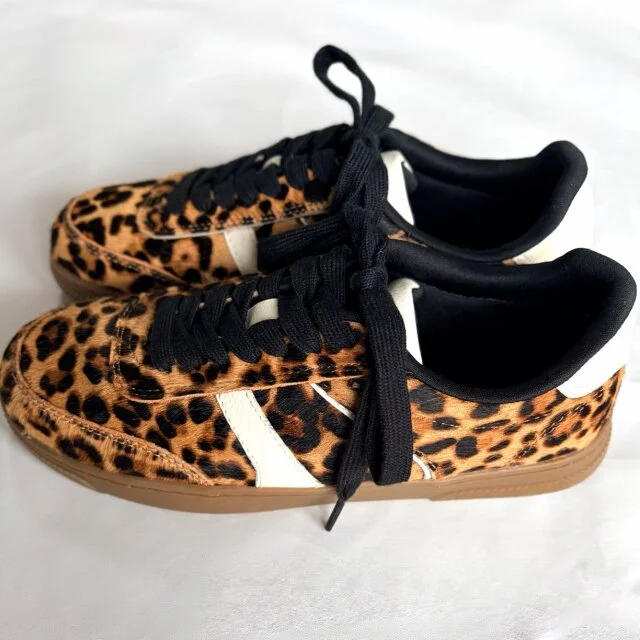 ZARAkidsで発見!シンプル派にもおすすめ、きれいめに履ける大人レオパードスニーカー_1_2