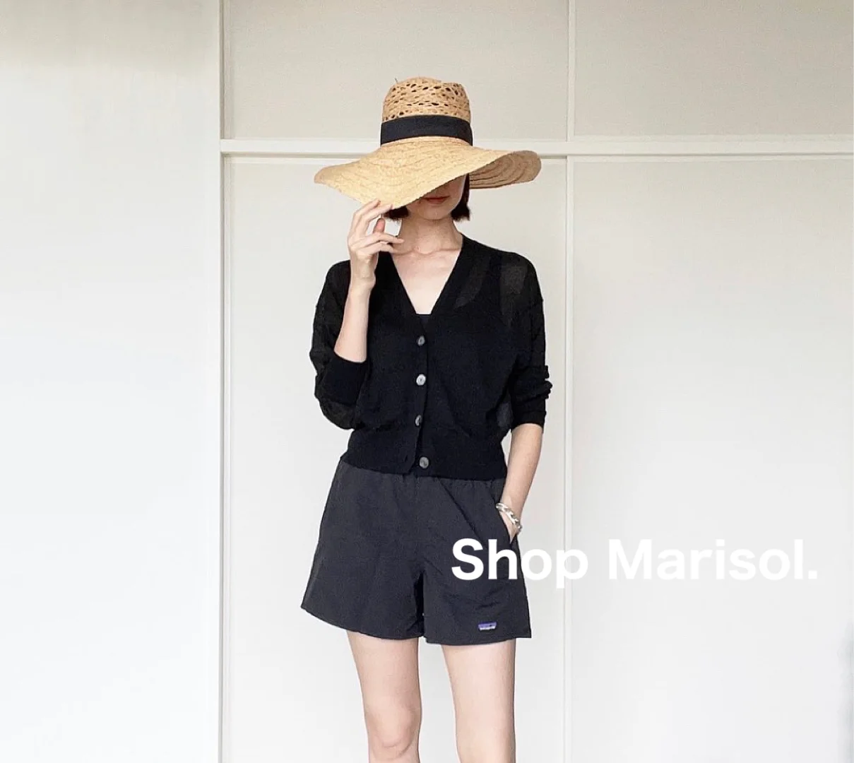 今欲しいのは透け感のあるコンパクトなカーディガン:Shop Marisol【40代 私のクローゼット】