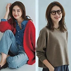 洗練ニットで冬を楽しむ