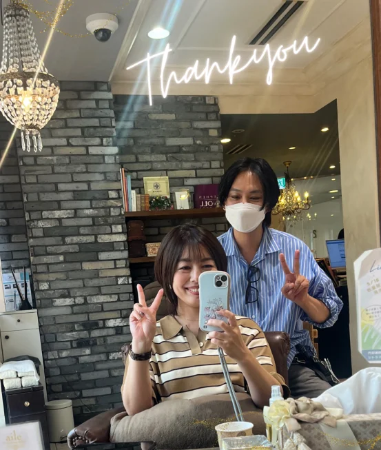 【40代ミディアムヘア】老け見えしない大人のミディアムの作り方<Before→After>_1_5