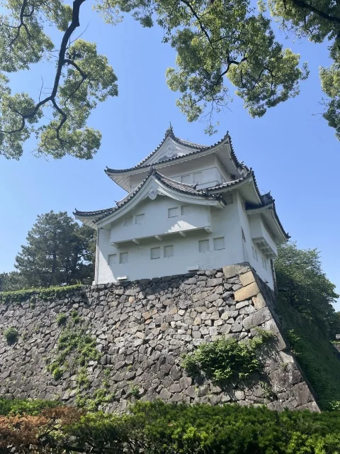 面や角がきれいに整っている石垣が印象的でした