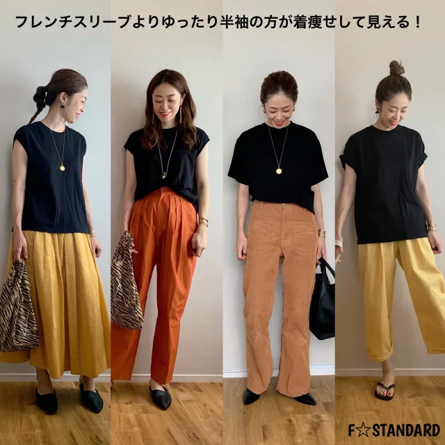 Tシャツ着比べ画像